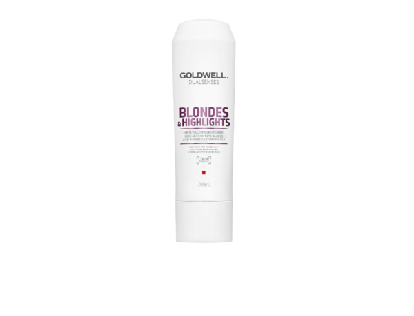 goldwell dualsenses blondes & highlights anti yellow conditioner 200ml