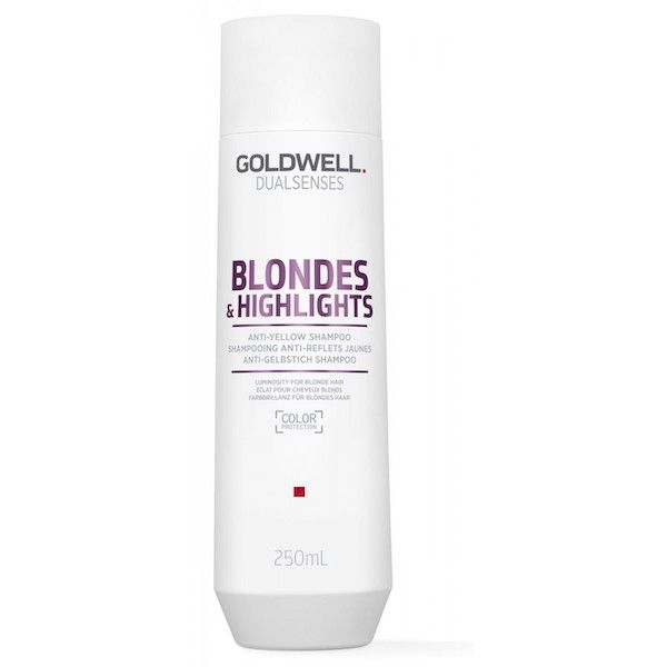 goldwell dualsenses blondes & highlights anti yellow shampoo 250ml